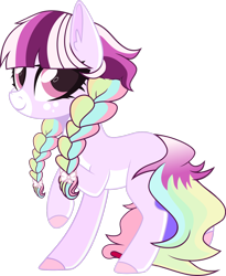 Size: 1920x2338 | Tagged: safe, artist:tkn297, derpibooru import, oc, oc:strawberry sherbet, earth pony, pony, base used, female, mare, simple background, solo, transparent background