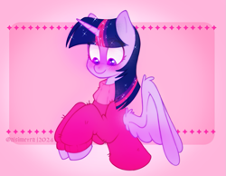 Size: 1281x992 | Tagged: safe, artist:alsimetra, derpibooru import, twilight sparkle, twilight sparkle (alicorn), alicorn, pony, g4, clothes, my little pony, my little pony: friendship is magic, solo, winter outfit