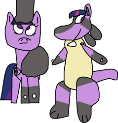 Size: 589x617 | Tagged: safe, artist:mega-poneo, derpibooru import, twilight sparkle, twilight sparkle (alicorn), alicorn, g4, lucario, pokefied, pokémon, simple background, species swap, transformation, transformation sequence, transparent background, twilicario