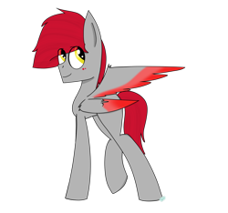 Size: 1600x1500 | Tagged: safe, artist:rai2n, derpibooru import, oc, oc only, oc:stefan, pegasus, pony, art trade, male, simple background, smiling, solo, stallion, transparent background