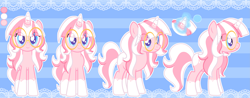 Size: 4439x1734 | Tagged: safe, artist:ladylullabystar, derpibooru import, oc, oc:lady lullaby star, pony, unicorn, alternate design, female, glasses, horn, mare