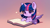 Size: 3840x2176 | Tagged: safe, ai content, derpibooru import, machine learning generated, twilight sparkle, twilight sparkle (alicorn), alicorn, pony, g4, blush lines, blushing, book, bookhorse, chest fluff, chibi, cute, female, frown, generator:tponynai3, gradient background, heart, looking at something, mare, prompter:truekry, reading, sitting, solo, twiabetes, wallpaper