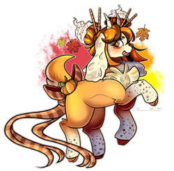 Size: 1113x1095 | Tagged: safe, artist:legendaryshadee, derpibooru import, oc, oc:spice-a-boo, goat, female, goat oc, simple background, solo, tongue, tongue out, transparent background