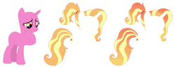 Size: 1165x459 | Tagged: safe, artist:painterede, derpibooru import, luster dawn, pony, unicorn, g4, base, female, horn, mare, ponytail, simple background, white background