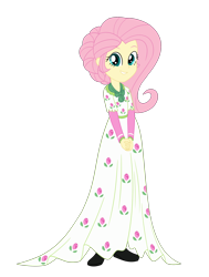 Size: 2000x2648 | Tagged: safe, artist:cartoonmasterv3, artist:nie-martw-sie-o-mnie, derpibooru import, flutterholly, fluttershy, human, a hearth's warming tail, equestria girls, g4, clothes, dress, equestria girls-ified, long dress, long skirt, my little pony: friendship is magic, simple background, skirt, solo, transparent background, victorian, victorian dress