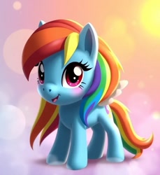 Size: 938x1024 | Tagged: source needed, safe, ai content, derpibooru import, machine learning generated, rainbow dash, g4, prompter needed