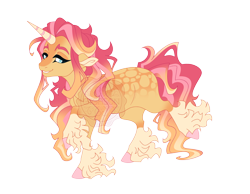 Size: 4500x3500 | Tagged: safe, artist:gigason, derpibooru import, oc, oc only, oc:butterfly blaze, pony, unicorn, g4, bipedal, blank flank, blaze (coat marking), blue eyes, coat markings, colored eyebrows, colored hooves, colored horn, colored pinnae, dappled, ears, eyelashes, facial markings, feminine stallion, fetlock tuft, floppy ears, gradient legs, gradient mane, gradient tail, high res, hooves, horn, leg markings, lidded eyes, long mane, long mane male, long tail, looking back, magical lesbian spawn, male, male oc, multicolored mane, multicolored tail, offspring, parent:fluttershy, parent:sunset shimmer, parents:sunshyne, pink hooves, raised hoof, raised leg, red mane, red tail, simple background, smiling, socks (coat marking), solo, spiky mane, spiky tail, stallion, stallion oc, striped horn, striped mane, striped tail, tail, thick eyelashes, three quarter view, transparent background, unicorn horn, unicorn oc, yellow coat