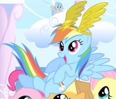 Size: 236x202 | Tagged: safe, screencap, applejack, fluttershy, pinkie pie, rainbow dash, earth pony, pegasus, pony, g4, season 1, sonic rainboom (episode), best young flyers competition, cropped, cute, dashabetes, excited, female, mare, my little pony: friendship is magic, rainbow dash is best pony