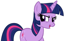 Size: 1090x698 | Tagged: safe, artist:kingbases, artist:shieldwingarmorofgod, derpibooru import, twilight sparkle, unicorn twilight, pony, unicorn, g4, base used, female, horn, mare, not a vector, simple background, solo, transparent background, wrong eye shape