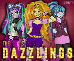 Size: 1280x1067 | Tagged: safe, artist:zomboyv, derpibooru import, adagio dazzle, aria blaze, sonata dusk, equestria girls, g4, rainbow rocks, female, gem, signature, siren gem, the dazzlings, trio