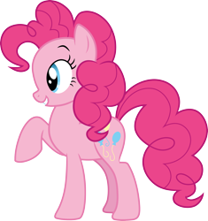 Size: 3000x3189 | Tagged: safe, artist:cloudy glow, derpibooru import, pinkie pie, earth pony, pony, g4, female, mare, reconciliation, simple background, solo, transparent background, vector