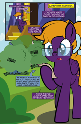 Size: 1920x2948 | Tagged: safe, artist:alexdti, derpibooru import, oc, oc:purple creativity, pegasus, pony, comic:quest for friendship retold, glasses, solo