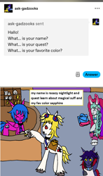 Size: 1143x1944 | Tagged: safe, artist:ask-luciavampire, derpibooru import, oc, oc:rasazy nightlight, oc:spyro rune, oc:yuki maaka, bat pony, demon, demon pony, pegasus, pony, undead, vampire, vampony, academy, ask, ask-canterlot-academy, magic, tumblr