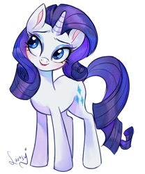 Size: 1000x1200 | Tagged: safe, artist:rosyrosegirl1, artist:saresy_rose, derpibooru import, rarity, pony, simple background, solo, white background