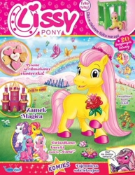 Size: 720x932 | Tagged: safe, derpibooru import, earth pony, pony, barely pony related, castle, colored hooves, female, flower, hooves, lissy pony, magazine, magazine cover, mare, not fluttershy, polish, rose