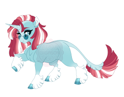 Size: 4200x3300 | Tagged: safe, artist:gigason, derpibooru import, oc, oc only, oc:beauty shot, pony, unicorn, g4, adoptable, blank flank, blue coat, blue eyes, blue hooves, blue pupils, coat markings, colored, colored eyebrows, colored hooves, colored horn, colored pinnae, colored pupils, crack ship offspring, ear fluff, ears, eyelashes, facial markings, female, female oc, fetlock tuft, flat colors, frown, glasses, gradient coat, gradient legs, high res, hooves, horn, leonine tail, looking back, magical lesbian spawn, mare, mare oc, obtrusive watermark, offspring, parent:photo finish, parent:sunset shimmer, raised hoof, raised leg, round glasses, shaggy mane, shaggy tail, shiny hooves, socks (coat marking), solo, standing, standing on three hooves, striped horn, sunglasses, tail, tail fluff, teal coat, teal eyes, teal pupils, thick eyelashes, three quarter view, three toned mane, three toned tail, tinted glasses, unicorn horn, unicorn oc, watermark