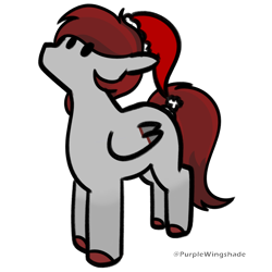 Size: 3000x3000 | Tagged: safe, artist:purple wingshade, derpibooru import, oc, oc only, oc:tourniquet, pegasus, pony, christmas, hat, holiday, santa hat, solo