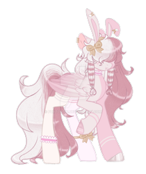 Size: 1024x1220 | Tagged: safe, artist:furtoodie, derpibooru import, oc, oc:vay, pegasus, pony, bunny ears, deviantart watermark, female, mare, obtrusive watermark, simple background, solo, transparent background, watermark