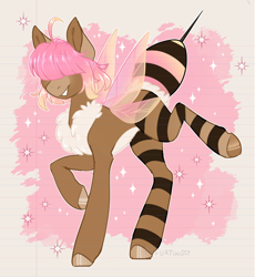 Size: 1068x1159 | Tagged: safe, artist:furtoodie, derpibooru import, oc, oc:sundae morning, pony, animal costume, bee costume, clothes, concave belly, costume, female, long legs, mare, solo