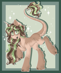 Size: 1918x2312 | Tagged: safe, artist:furtoodie, derpibooru import, oc, oc:critter, pony, unicorn, cloven hooves, concave belly, female, horn, long legs, mare, solo