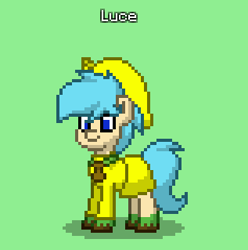 Size: 317x319 | Tagged: safe, derpibooru import, pony, luce, ponified, pony town, solo, species swap, the vatican pony