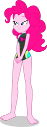 Size: 1313x3510 | Tagged: safe, alternate version, artist:dustinwatsongkx, derpibooru import, edit, pinkie pie, starlight glimmer, human, better together, equestria girls, g4, accessory swap, clothes, clothes swap, feet, female, fluttershy's one-piece swimsuit, fluttershy's swimsuit, fluttershy's wetsuit, one-piece swimsuit, sandals, simple background, solo, swimsuit, swimsuit edit, swimsuit swap, transparent background, vector