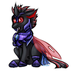 Size: 768x768 | Tagged: safe, artist:fluffyghost, derpibooru import, oc, oc only, oc:buggo, changeling, red changeling, red eyes, simple background, solo, transparent background