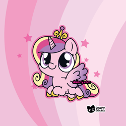 Size: 1000x1000 | Tagged: safe, artist:daieny, derpibooru import, princess cadance, alicorn, g4, chibi, cute, cutedance