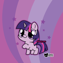 Size: 1000x1000 | Tagged: safe, artist:daieny, derpibooru import, twilight sparkle, pony, unicorn, g4, chibi, cute, horn, twiabetes