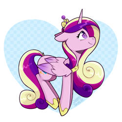 Size: 2894x2894 | Tagged: safe, artist:jellysketch, derpibooru import, princess cadance, alicorn, pony, g4, solo