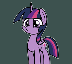 Size: 2048x1805 | Tagged: safe, artist:ewoudcponies, derpibooru import, twilight sparkle, twilight sparkle (alicorn), alicorn, pony, female, green background, mare, outline, simple background, solo, white outline