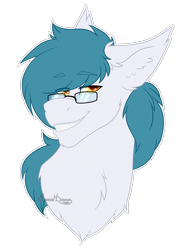 Size: 2712x3644 | Tagged: safe, artist:mustarddreams, derpibooru import, oc, oc only, oc:ironsides, earth pony, pony, glasses