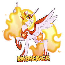 Size: 224x225 | Tagged: dead source, source needed, safe, artist:luximus17, derpibooru import, daybreaker, alicorn, g4, badge, looking at you, simple background, smiling, solo