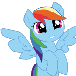 Size: 1000x1000 | Tagged: safe, artist:softfur, derpibooru import, rainbow dash, pegasus, pony, 2012, bust, cute, dashabetes, female, mare, simple background, smiling, solo, teeth, transparency error, transparent background