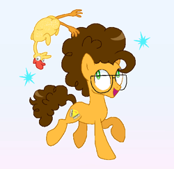 Size: 558x543 | Tagged: safe, artist:lullapiies, derpibooru import, boneless, cheese sandwich, pony, g4, colt cheese sandwich, glasses, solo, younger