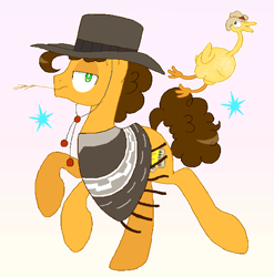 Size: 588x594 | Tagged: safe, artist:lullapiies, derpibooru import, boneless, cheese sandwich, pony, g4, simple background, solo, the pony with no name, white background