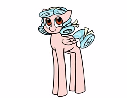 Size: 2999x2376 | Tagged: safe, artist:dreamcatchintilldawn, derpibooru import, cozy glow, pegasus, g4, bio in description, biography, bow, hair bow, happy, older, older cozy glow, simple background, smiling, story included, tail, tail bow, what if, white background