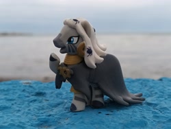 Size: 4000x3000 | Tagged: safe, artist:dingopatagonico, derpibooru import, zecora, zebra, g4, clothes, costume, female, irl, mare, nightmare night costume, outdoors, photo, solo, toy