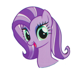 Size: 3464x3464 | Tagged: safe, derpibooru import, earth pony, pony, g3, g4, eyeshadow, female, g3 to g4, generation leap, gradient mane, green eyes, happy, makeup, mare, official, pretty, purple coat, purple mane, rarity eyes, simple background, solo, transparent background, twinkle hope