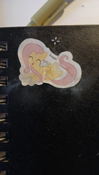 Size: 1080x1919 | Tagged: safe, derpibooru import, angel bunny, fluttershy, g4, r/mylittlepony, reddit, sticker