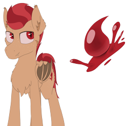 Size: 9122x9000 | Tagged: safe, artist:al solae, derpibooru import, oc, oc only, oc:sanguine, bat pony, bat pony oc, blood, male, simple background, solo, stallion, transparent background