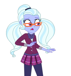 Size: 2300x2481 | Tagged: safe, artist:gmaplay, derpibooru import, screencap, sugarcoat, equestria girls, friendship games, g4, clothes, crystal prep academy, crystal prep academy uniform, crystal prep shadowbolts, scared, school uniform, worried