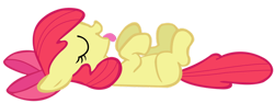 Size: 1024x386 | Tagged: safe, artist:rdmlp, derpibooru import, apple bloom, earth pony, pony, g4, female, filly, foal, simple background, solo, transparent background