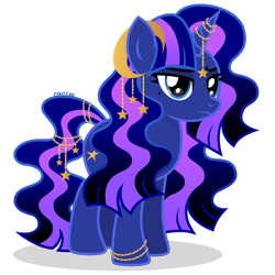 Size: 1920x1920 | Tagged: safe, artist:cirillaq, derpibooru import, oc, oc:artemis, pony, unicorn, female, horn, jewelry, mare, simple background, solo, transparent background, vector