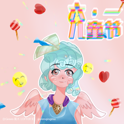 Size: 750x750 | Tagged: safe, artist:greenqingmu, derpibooru import, cozy glow, equestria girls, g4, solo