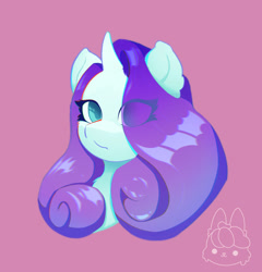 Size: 3840x4000 | Tagged: safe, artist:luanbang, derpibooru import, rarity, pony, unicorn, g4, bust, chest fluff, female, horn, looking at you, mare, solo