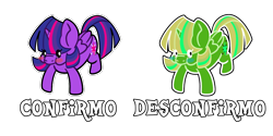 Size: 1024x512 | Tagged: safe, artist:memprices, derpibooru import, twilight sparkle, twilight sparkle (alicorn), alicorn, blushing, chibi, eye clipping through hair, simple background, spanish text, sticker set, transparent background