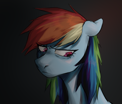 Size: 1098x939 | Tagged: safe, artist:chevapchichi_, derpibooru import, rainbow dash, pegasus, pony, g4, bust, cute, ears, female, floppy ears, gradient background, mare, sad, sadorable, sketch, solo