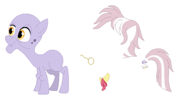 Size: 725x399 | Tagged: safe, artist:painterede, derpibooru import, dusty pages, earth pony, pony, g4, base, elderly, female, glasses, mare, simple background, white background