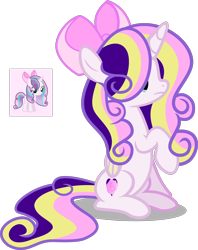 Size: 1600x2023 | Tagged: safe, artist:tkn297, derpibooru import, oc, alicorn, pony, bow, female, hair bow, mare, simple background, solo, transparent background